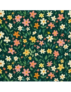 OUTDOOR DEKOSTOFFE OXFORD - Motiv Frühling I DX7290