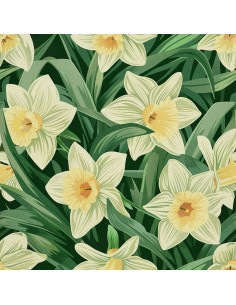 OUTDOOR DEKOSTOFFE OXFORD - Motiv Frühling I DX7305
