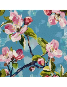OUTDOOR DEKOSTOFFE OXFORD - Motiv Frühling I DX7308
