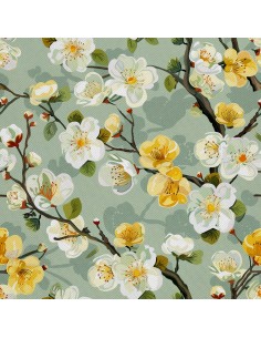 OUTDOOR DEKOSTOFFE OXFORD - Motiv Frühling I DX7309