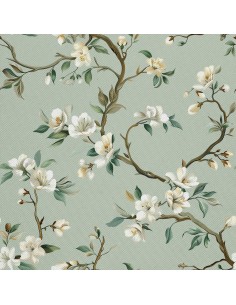 OUTDOOR DEKOSTOFFE OXFORD - Motiv Frühling I DX7329