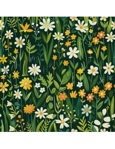 OUTDOOR DEKOSTOFFE OXFORD - Motiv Frühling I DX7330