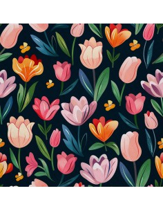OUTDOOR DEKOSTOFFE OXFORD - Motiv Frühling I DX7352