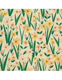 OUTDOOR DEKOSTOFFE OXFORD - Motiv Frühling I DX7356