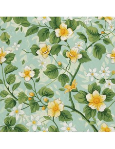 OUTDOOR DEKOSTOFFE OXFORD - Motiv Frühling I DX7367