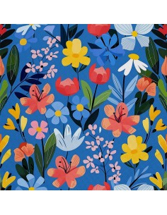 OUTDOOR DEKOSTOFFE OXFORD - Motiv Frühling I DX7378