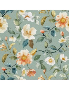 OUTDOOR DEKOSTOFFE OXFORD - Motiv Frühling I DX7381