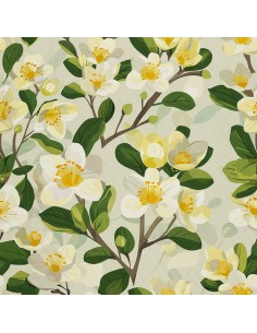OUTDOOR DEKOSTOFFE OXFORD - Motiv Frühling I DX7386