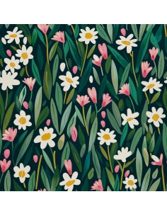 OUTDOOR DEKOSTOFFE OXFORD - Motiv Frühling I DX7390