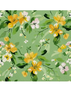 OUTDOOR DEKOSTOFFE OXFORD - Motiv Frühling I DX7398