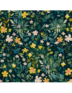 OUTDOOR DEKOSTOFFE OXFORD - Motiv Frühling I DX7404