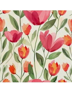 OUTDOOR DEKOSTOFFE OXFORD - Motiv Frühling I DX7417