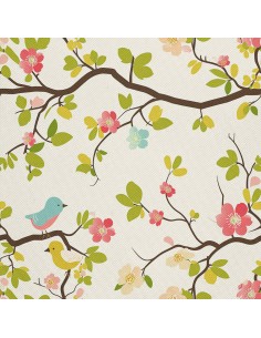 OUTDOOR DEKOSTOFFE OXFORD - Motiv Frühling I DX7420