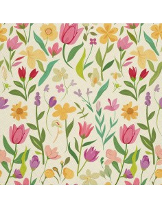 OUTDOOR DEKOSTOFFE OXFORD - Motiv Frühling I DX7426