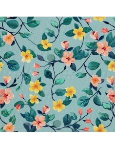 OUTDOOR DEKOSTOFFE OXFORD - Motiv Frühling I DX7442