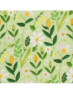 OUTDOOR DEKOSTOFFE OXFORD - Motiv Frühling I DX7444