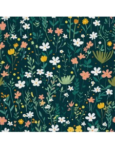 OUTDOOR DEKOSTOFFE OXFORD - Motiv Frühling I DX7470