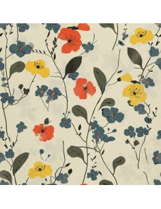 OUTDOOR DEKOSTOFFE OXFORD - Motiv Frühling I DX7475