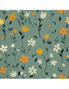 OUTDOOR DEKOSTOFFE OXFORD - Motiv Frühling I DX7478