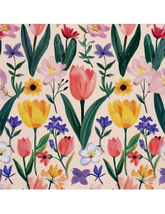 OUTDOOR DEKOSTOFFE OXFORD - Motiv Frühling I DX7490