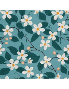 OUTDOOR DEKOSTOFFE OXFORD - Motiv Frühling I DX7507