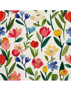 OUTDOOR DEKOSTOFFE OXFORD - Motiv Frühling I DX7514