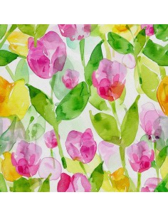 OUTDOOR DEKOSTOFFE OXFORD - Motiv Frühling I DX7515