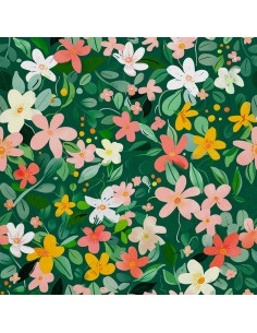 OUTDOOR DEKOSTOFFE OXFORD - Motiv Frühling I DX7516