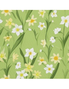 OUTDOOR DEKOSTOFFE OXFORD - Motiv Frühling I DX7519
