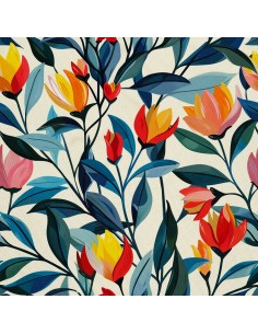OUTDOOR DEKOSTOFFE OXFORD - Motiv Frühling I DX7523