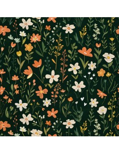 OUTDOOR DEKOSTOFFE OXFORD - Motiv Frühling I DX7528