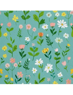 OUTDOOR DEKOSTOFFE OXFORD - Motiv Frühling I DX7532