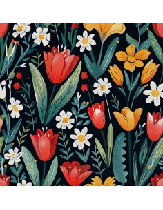 OUTDOOR DEKOSTOFFE OXFORD - Motiv Frühling I DX7554