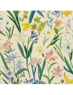 OUTDOOR DEKOSTOFFE OXFORD - Motiv Frühling I DX7564