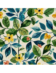 OUTDOOR DEKOSTOFFE OXFORD - Motiv Frühling I DX7585