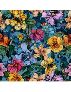 OUTDOOR DEKOSTOFFE OXFORD - Motiv Frühling I DX7598