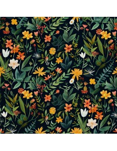 OUTDOOR DEKOSTOFFE OXFORD - Motiv Frühling I DX7604