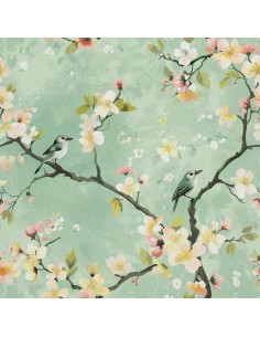 OUTDOOR DEKOSTOFFE OXFORD - Motiv Frühling I DX7609