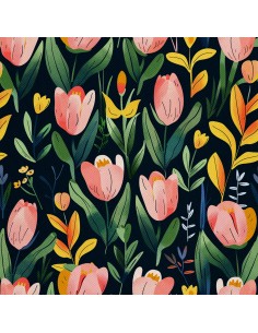 OUTDOOR DEKOSTOFFE OXFORD - Motiv Frühling I DX7621
