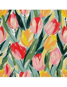 OUTDOOR DEKOSTOFFE OXFORD - Motiv Frühling I DX7633