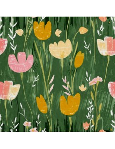 OUTDOOR DEKOSTOFFE OXFORD - Motiv Frühling I DX7665