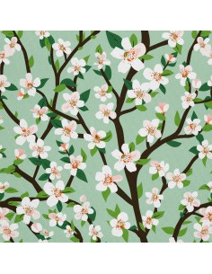 OUTDOOR DEKOSTOFFE OXFORD - Motiv Frühling I DX7666