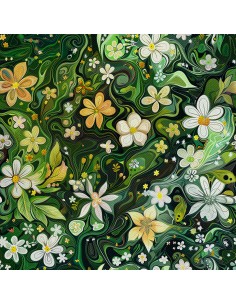 OUTDOOR DEKOSTOFFE OXFORD - Motiv Frühling I DX7673