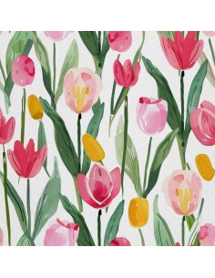 OUTDOOR DEKOSTOFFE OXFORD - Motiv Frühling I DX7681