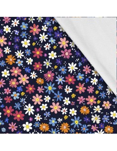 Softshell Stoff Polyester Zum Nähen- Motiv Blumen I SDX5100