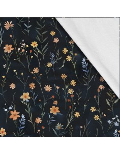 Softshell Stoff Polyester Zum Nähen- Motiv Blumen I SDX5103