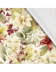 Softshell Stoff Polyester Zum Nähen- Motiv Blumen I SDX5105