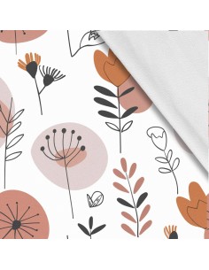 Softshell Stoff Polyester Zum Nähen- Motiv Blumen I SDX5107
