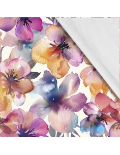 Softshell Stoff Polyester Zum Nähen- Motiv Blumen I SDX5115
