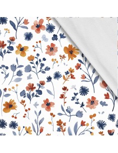 Softshell Stoff Polyester Zum Nähen- Motiv Blumen I SDX5118